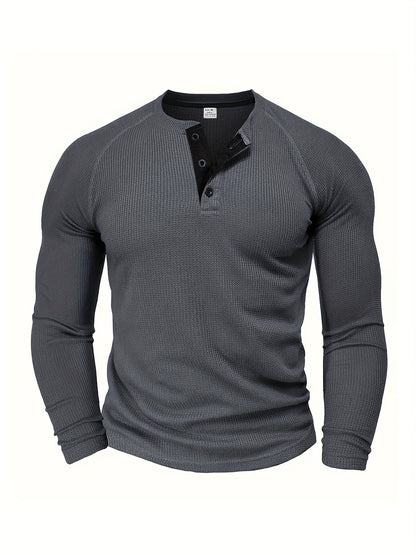 Men's Everyday Button-Placket Henley – view 5