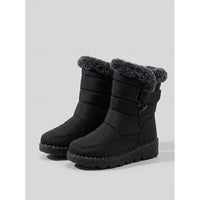 Delia | Cozy Fur-Trimmed Winter Snow Boots
