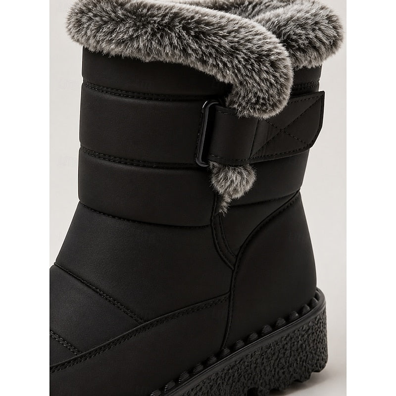 Cozy Fur-Trimmed Winter Snow Boots – view 5