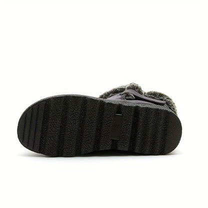 Cozy Fur-Trimmed Winter Snow Boots – view 6