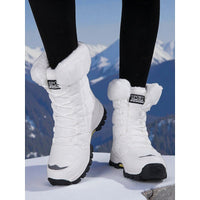Yolanda | Cozy Lace-Up Winter Boots with Grip Sole