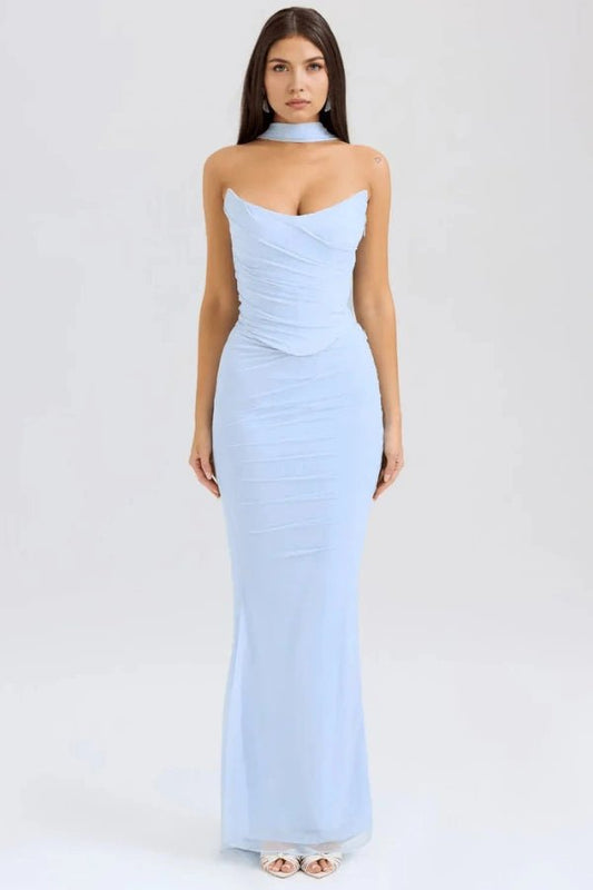 Hannah | Corset Dress Strapless Structured Silhouette 0