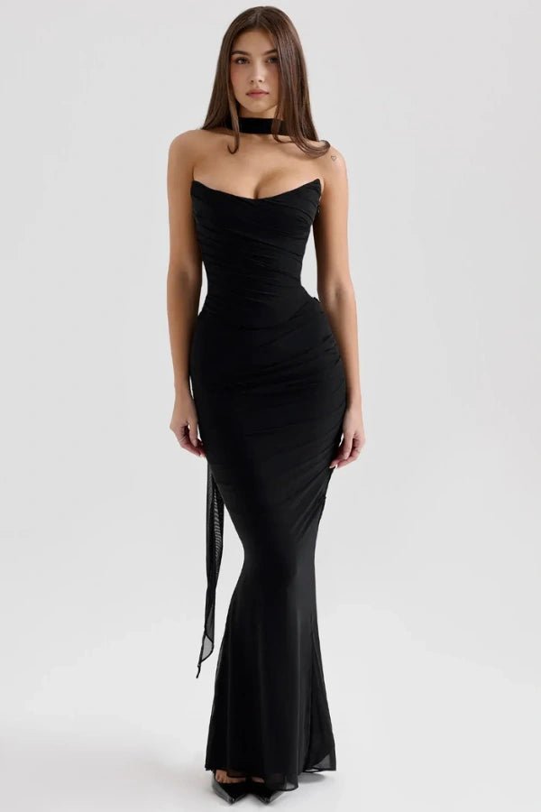 Hannah | Corset Dress Strapless Structured Silhouette 1