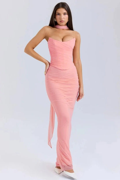 Hannah | Corset Dress Strapless Structured Silhouette 10