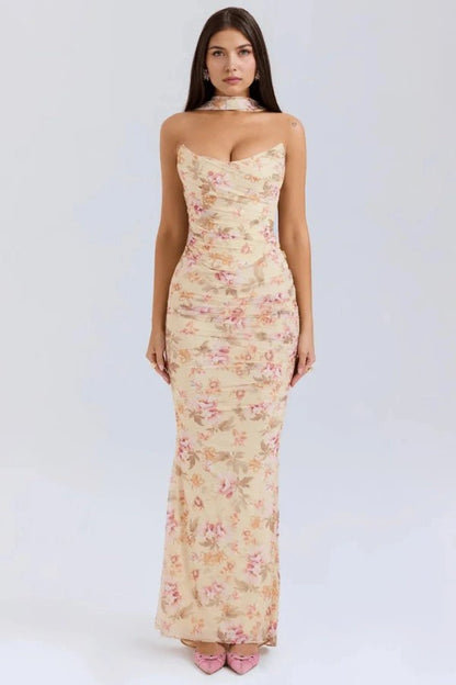 Hannah | Corset Dress Strapless Structured Silhouette 11