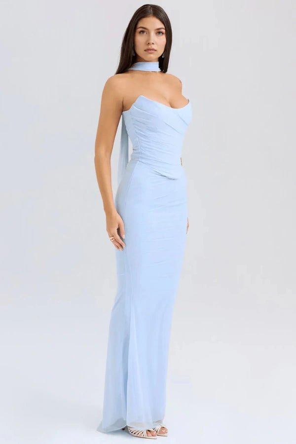 Hannah | Corset Dress Strapless Structured Silhouette 5