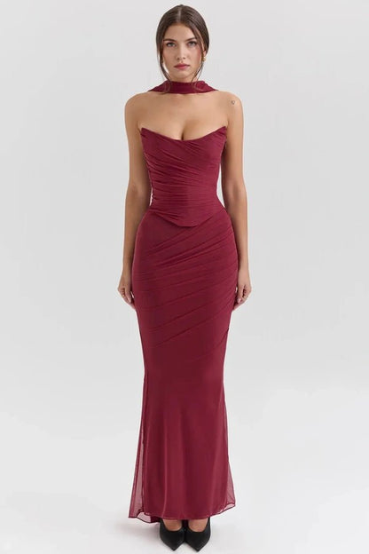Hannah | Corset Dress Strapless Structured Silhouette 9