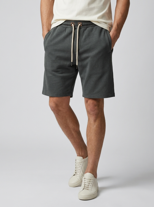Men's gray Jersey Sweat Shorts