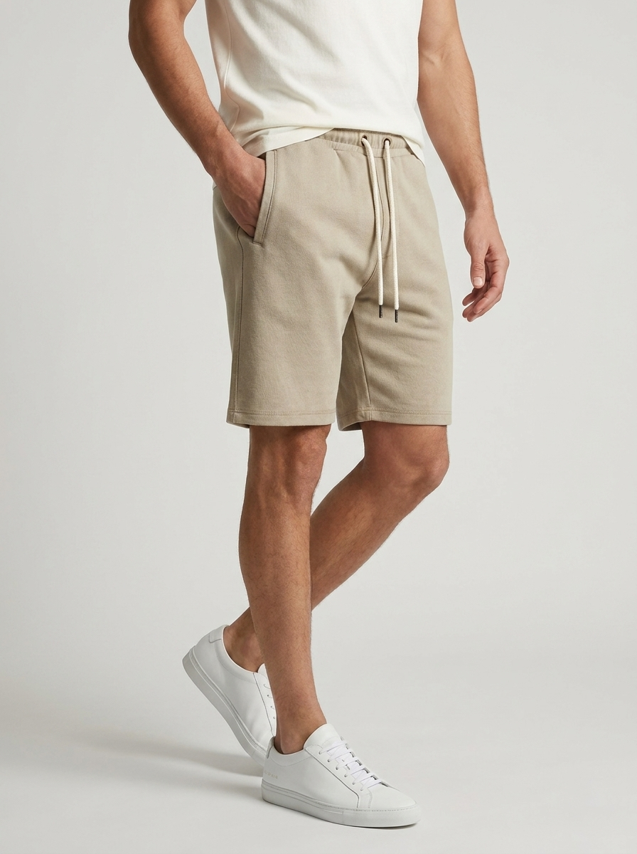 Men's gray Jersey Sweat Shorts