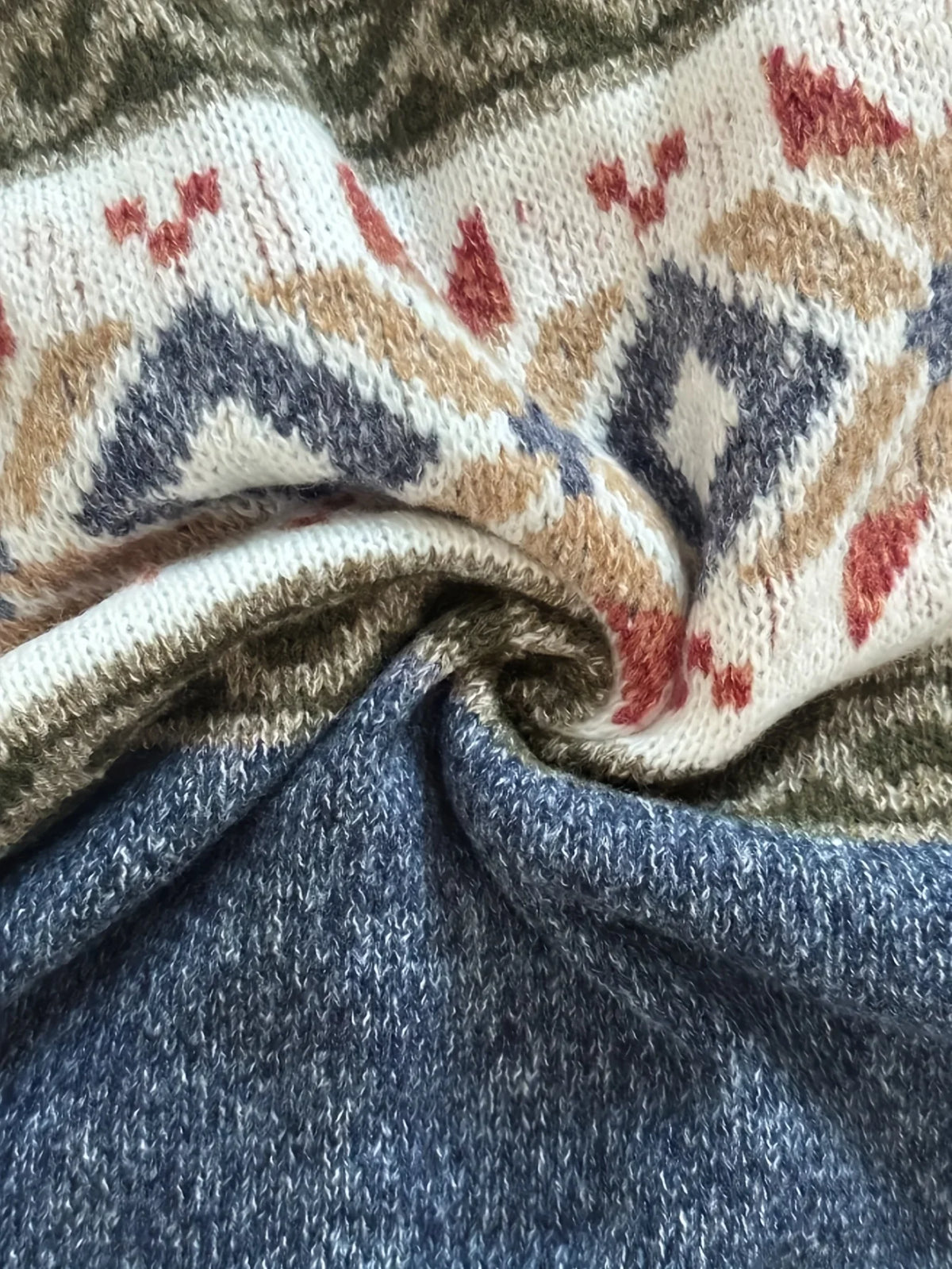 Women's Patterned Cardigan, Button-Front Winter Knit
