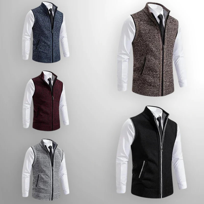 Gabriel lambswool gilet in blue