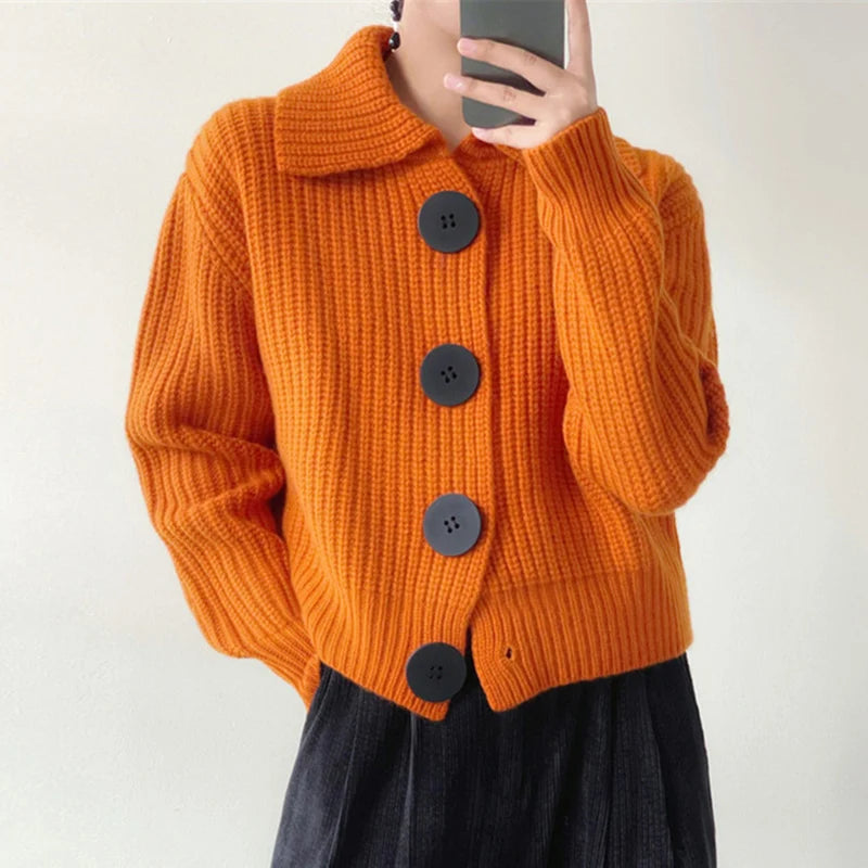 Women's textured knit sweater jacket