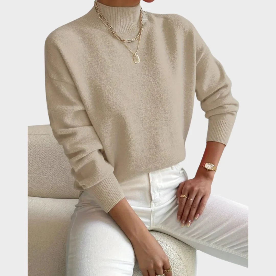 Women's turtleneck sweater