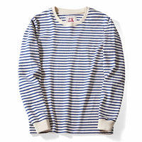 Drew | Unisex Striped Long Sleeve Shirt in Heavyweight Cotton Jersey