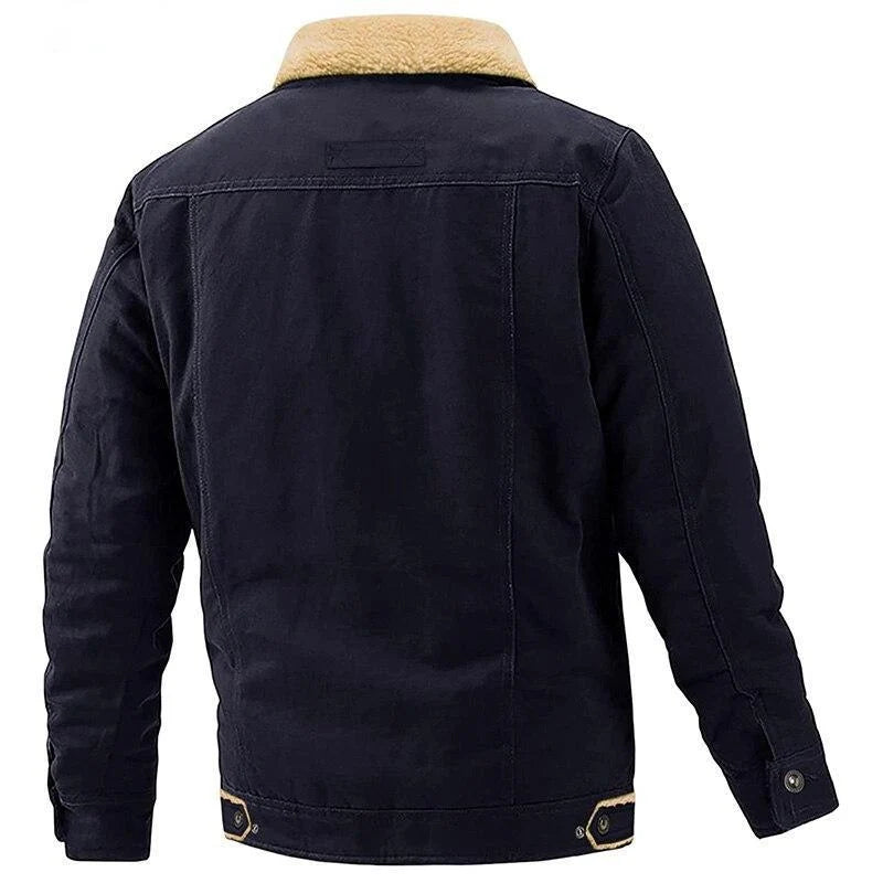 Nathan pilot jacket worn, lifestyle shot