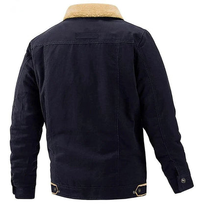 Nathan pilot jacket worn, lifestyle shot