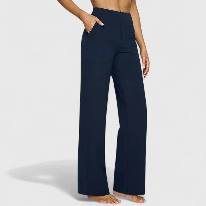 Women's comfort pants in gray