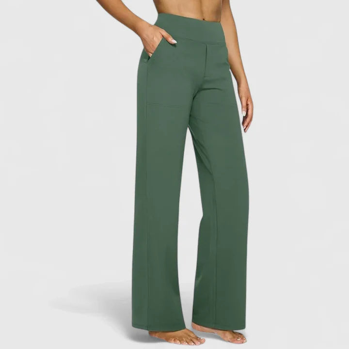 Women's comfort pants in gray