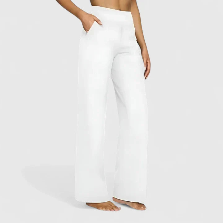 Women's comfort pants in white
