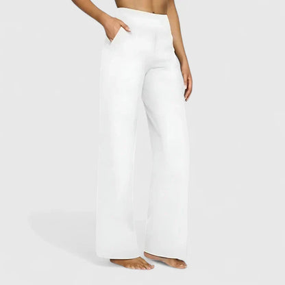 Women's comfort pants in white