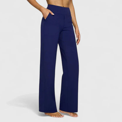 Women's comfort pants in blue