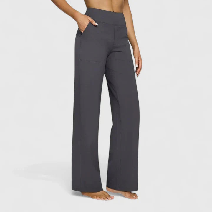 Women's comfort pants in gray
