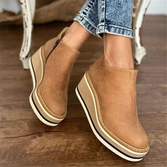 Jenna | Black Ankle Boots Women Waterproof Design 0