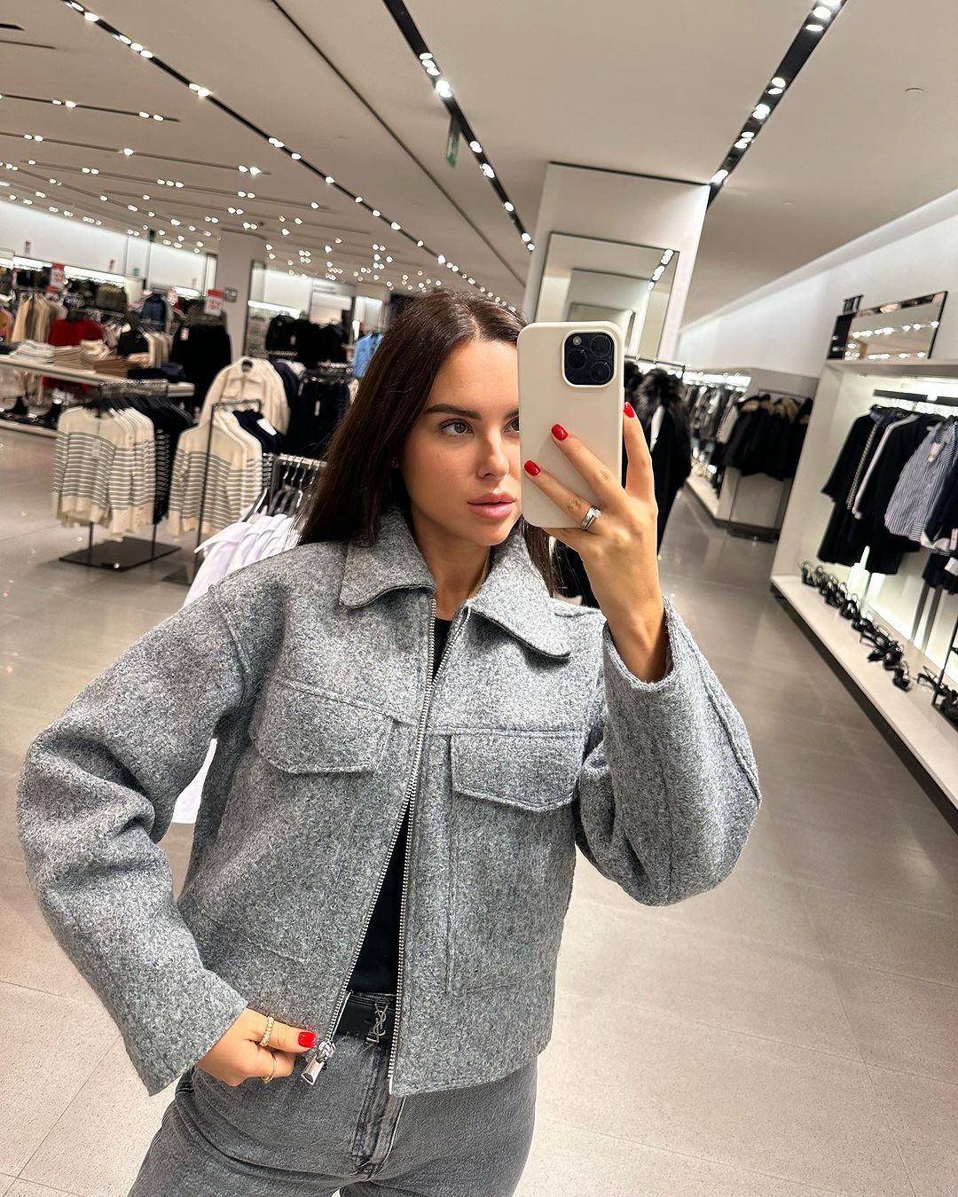 Tailored Bouclé Jacket, Fully Lined for Comfort – view 3