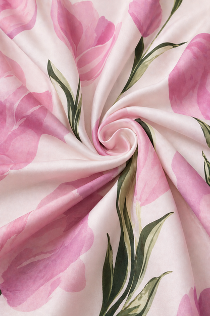 Women's pink floral maxi dress wedding guest two piece set