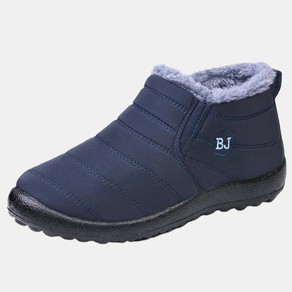 Navy Blue Refined Longline Knee-High Boots