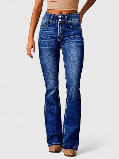 Women's trousers in navy blue