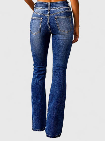 Women's trousers in navy blue