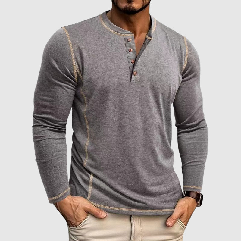 Men's beige soft cotton blend casual shirt with relaxed comfort fit