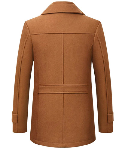 Men's tailored wool coat