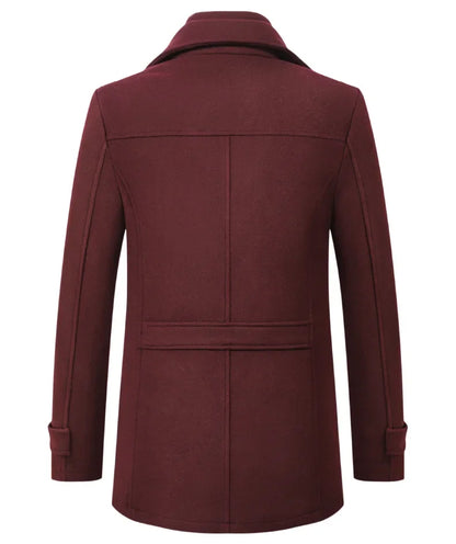 Men's tailored wool coat