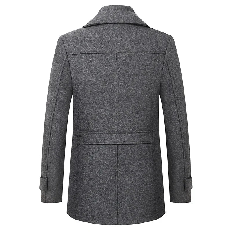 Men's tailored wool coat