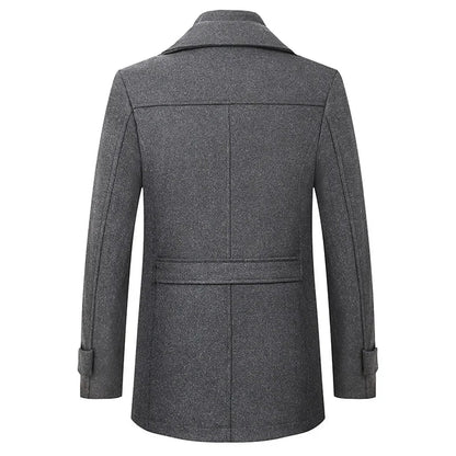 Men's tailored wool coat