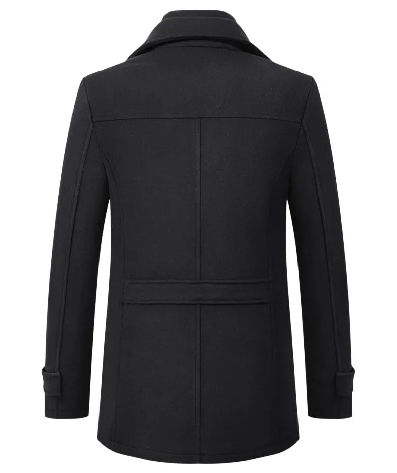 Men's tailored wool coat