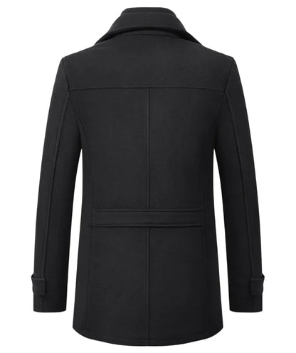Men's tailored wool coat