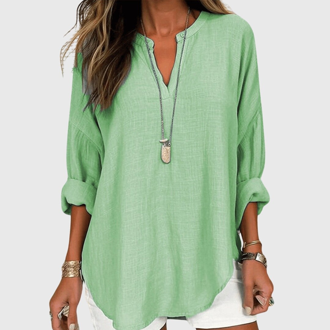Lila | Beach Shirt Long Sleeve Relaxed Fit Flowy 2
