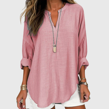 Lila | Beach Shirt Long Sleeve Relaxed Fit Flowy 3