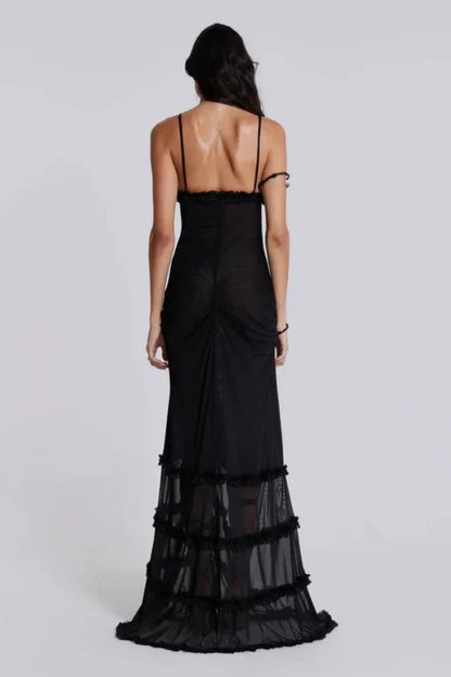 Lila | Maxi Dress Ruffled Floral Elegant Fit 7