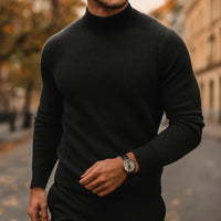 Caleb | Men's Merino Wool Turtleneck Sweater with Tailored Fit