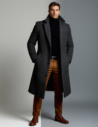 Verity | Notch-Lapel Padded Winter Coat with Side Pockets