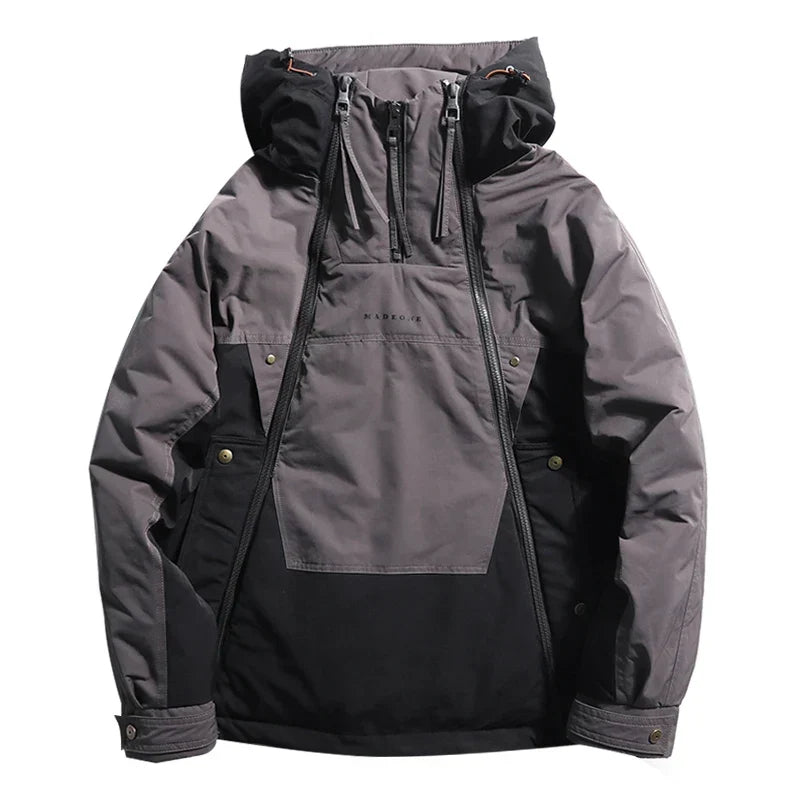 Sean utility jacket worn, lifestyle shot
