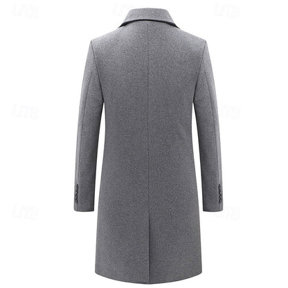Men's Double-Breasted Tailored Overcoat – view 2