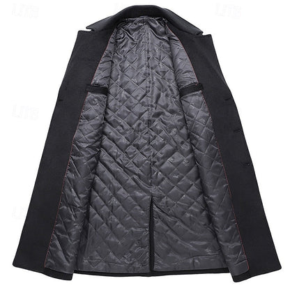 Men's Double-Breasted Tailored Overcoat – view 3