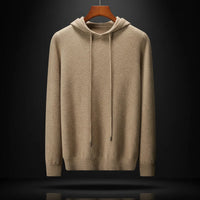 Remy | Unisex 100% Merino Wool Hoodie with Drawstring, Relaxed Fit