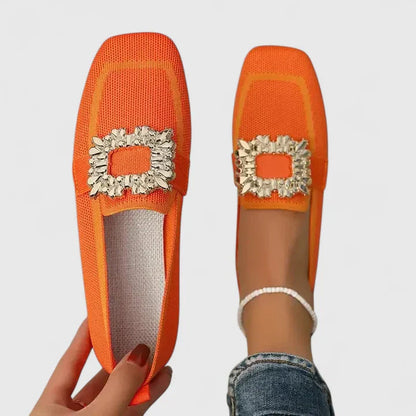 Maya | Black Loafers Cushioned Supportive Design 4