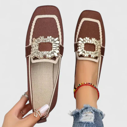 Maya | Black Loafers Cushioned Supportive Design 5